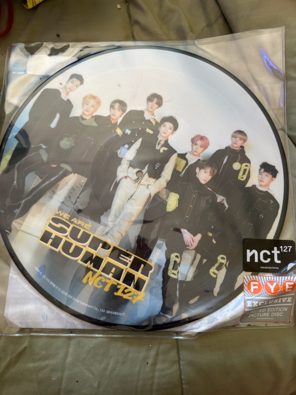 'We Are Superhuman' Picture Disc Vinyl — Black and Yellow